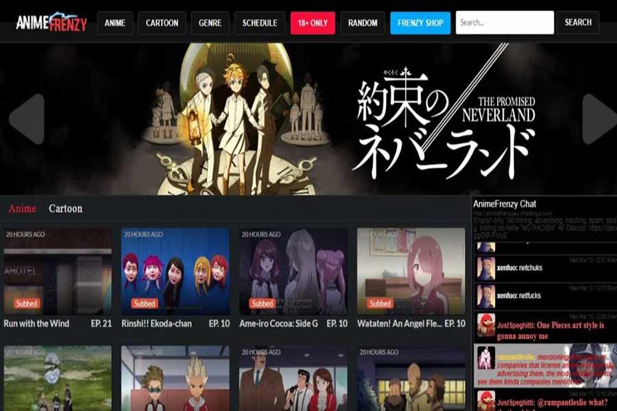 AnimeFrenzy Site