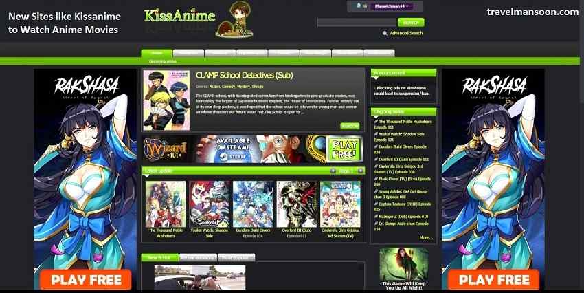New Sites like Kissanime to Watch Anime Movies