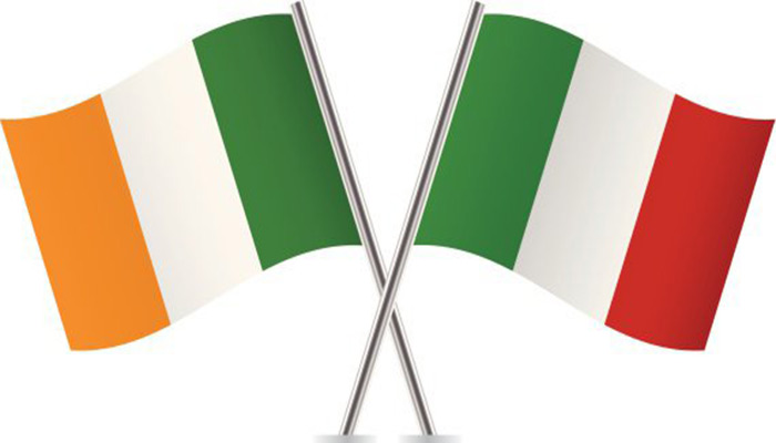 Irish Flag vs. Italian Flag